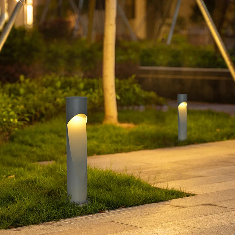 Modern Simple Led Lawn Lamp Outdoor Waterproof Plug In Garden Villa Community Garden Landscape Lamp