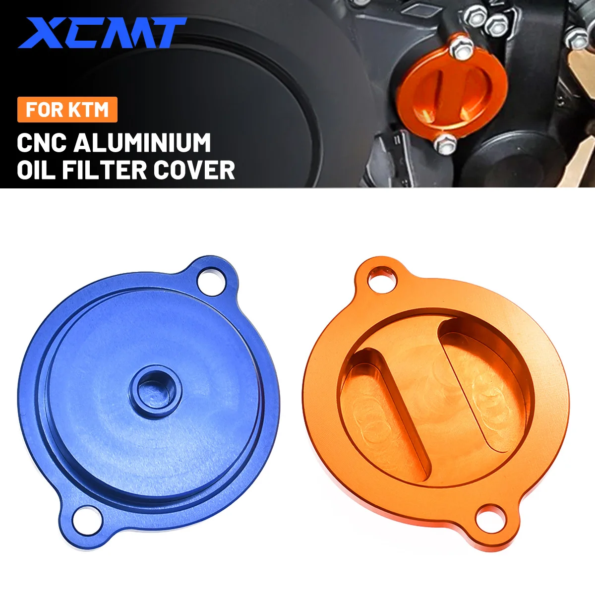 

For KTM 690 SMC Enduro R 790 890 990 Duke Adventure R 1050 1090 1190 1290 Super Adventure R S T Engine Oil Filter Cap Cover