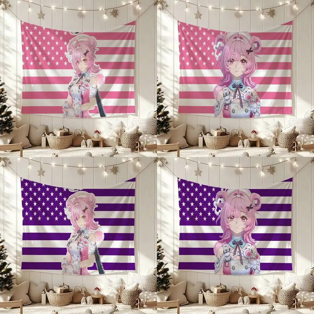 C-Chiz NTE Flags Wall Hanging Background Art Banner for Bedroom Home Outdoor Decor