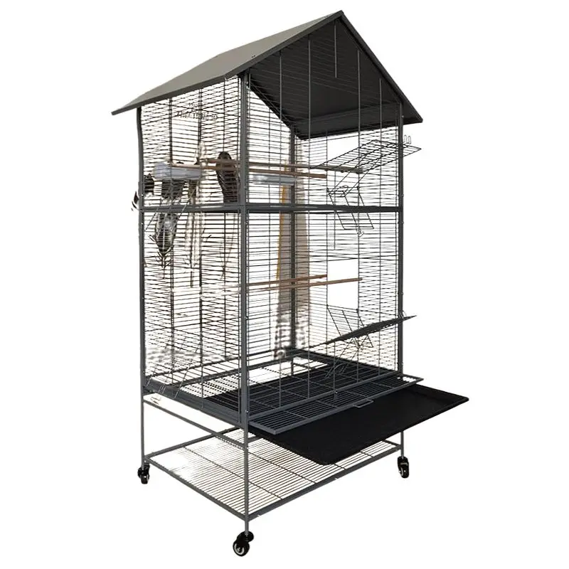 Parrot Hammocks Bird Cagess Breeding Decors Garden Pigeon Nesting Bird Cagess Carrier Feeder Vogel Accessories Pet Products