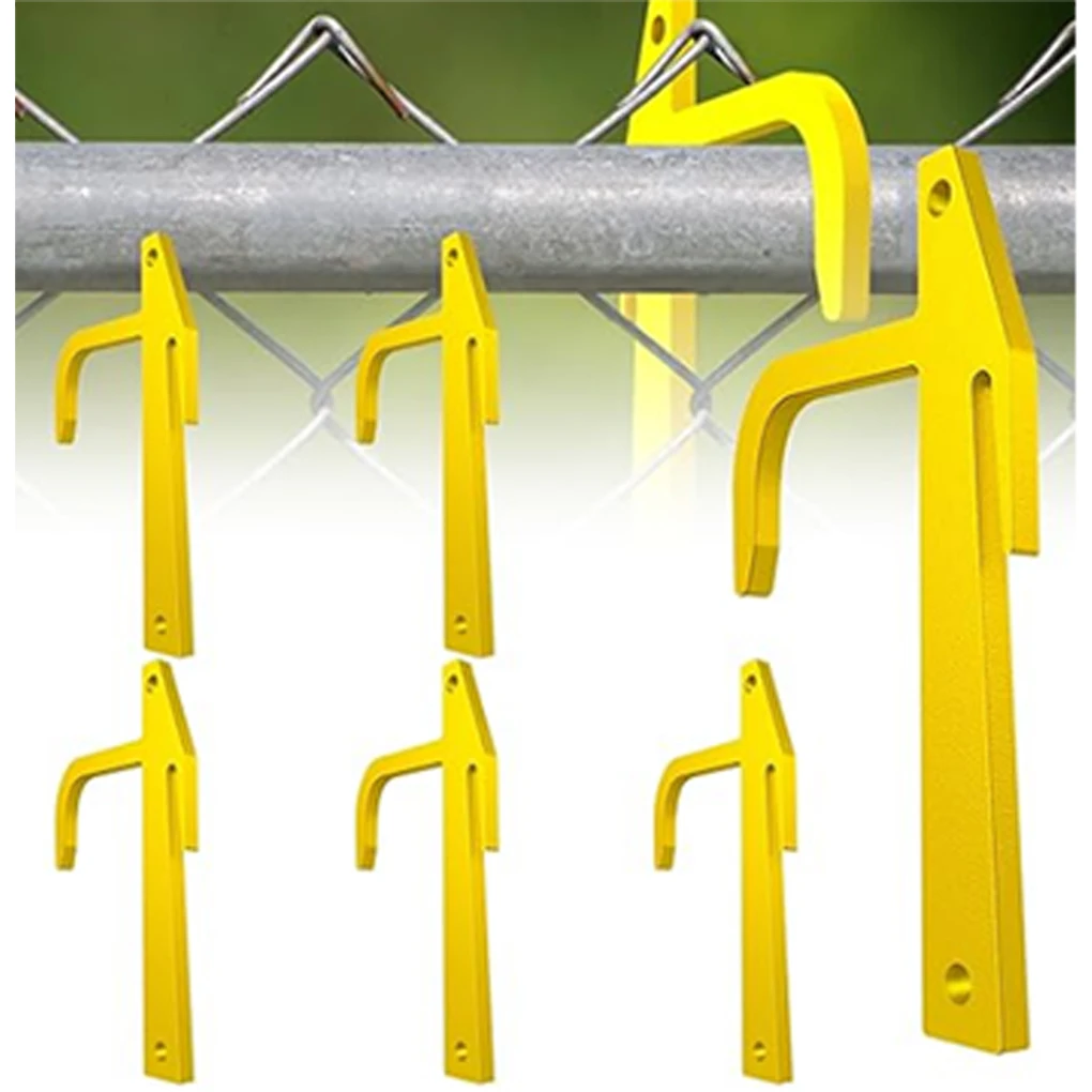 

5 metal banana clips, fabric fence tensioner , chain tools, material and durable, suitable for home, yard, garden