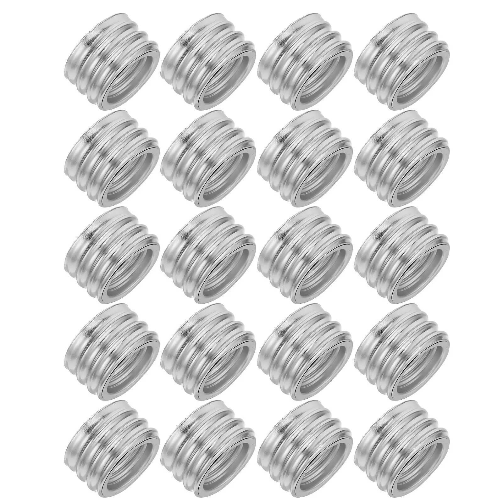 20Pcs Lamp Base Converter E40 to E27 Socket Reducer Ring for Home Office Lighting Fixture Adapter Light Bulb Socket Converter