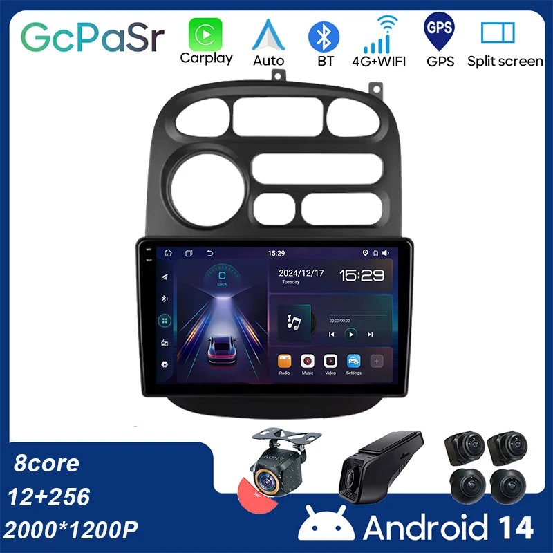 

For JAC Refine M1 2012 - 2015 For Hyundai H1 A1 1997 - 2007 WIFI Car Android Auto Radio Carplay Navigation Multimedia Stereo 4G