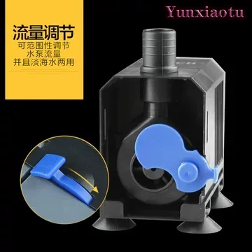 Ultra Quiet Submersible Aquarium Water Pump - Adjustable 1500-5000L/h for Fish Tank/Fountain/Garden Pond/Rockery CN Plug