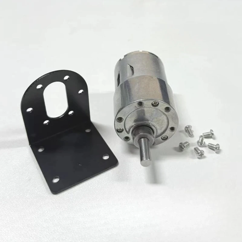 DC12V 37-3530 Large Torque Eccentric Shaft  37mm  24V Metal gear carbon brush high-torque motor