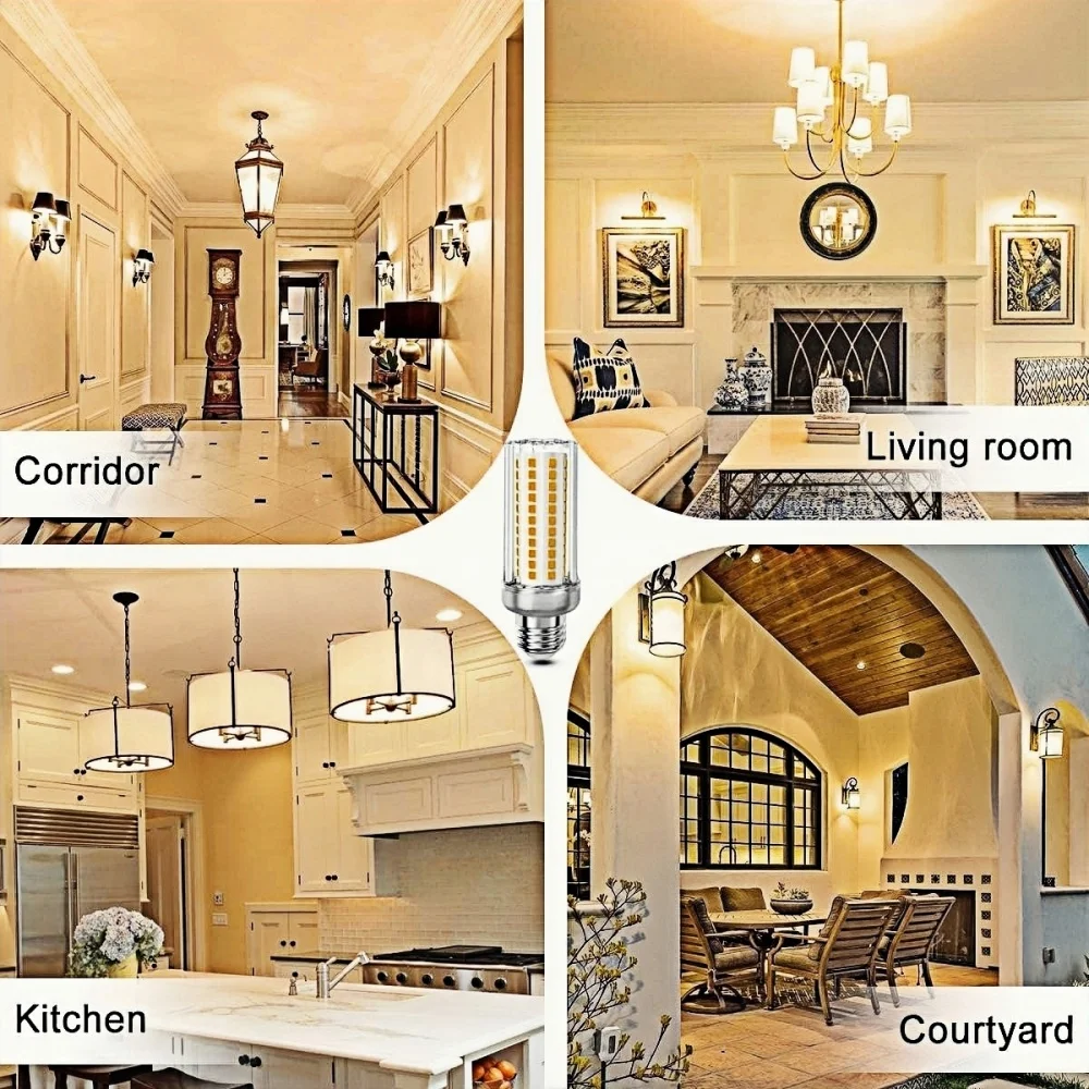 جديد 60 واط 50 واط 40 واط E27 E14 B22 LED مصباح لمبة الذرة 220 فولت 110 فولت لا وميض LED ضوء الإضاءة أضواء المنزلية والجراج