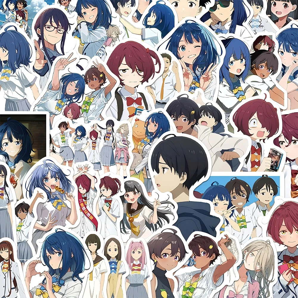10/30/50pcs Anime Too Many Losing Heroines Stickers Yanami Anna Girl Decals DIY Motorcycle Laptop Helmet Cute Vinyl Sticker Pack
