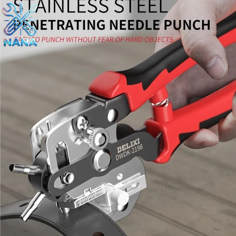 Hole Punch Plier New Design Eyelet Puncher DIY Tool Watchband Strap Household Punching Leathercraft Leather Belt