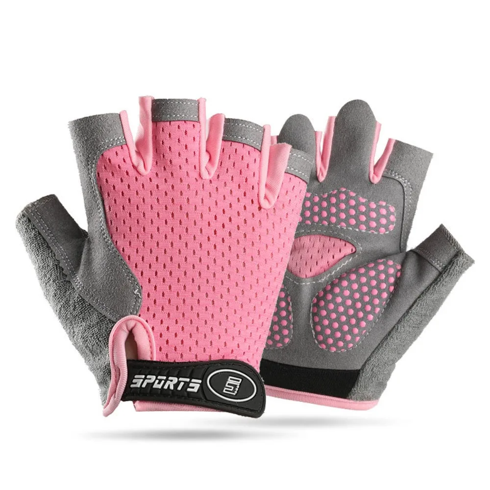 

Half Finger Kids Sports Gloves Anti-Slip Shock-absorbing Fingerless Exercise Gloves Breathable Professional Kids Cycling Gloves