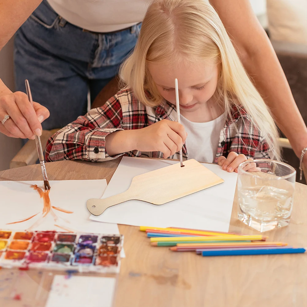 

10Pcs Mini Wood Serving Chopping Board Handle Small Cutting Boards DIY Crafts Kitchen Wooden Cutting Boards Chopping Board Small