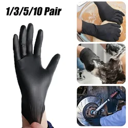 Disposable Black Gloves Waterproof Latex Free Cooking Kitchen Food Gloves Laboratory Cleaning Car Repair Gardening Gloves