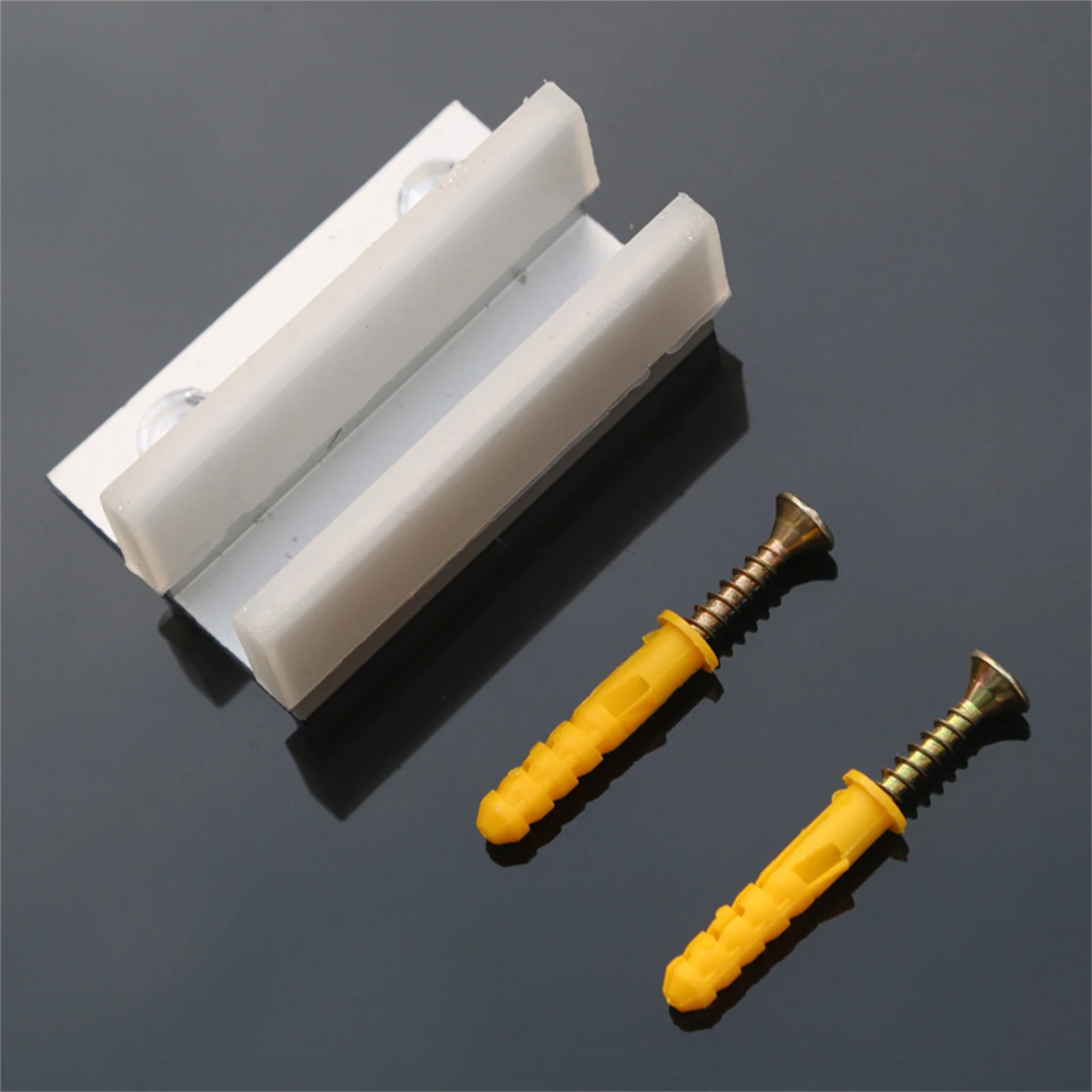 

2 шт. позиционера из сплава, 10-12 мм, для стеклянных раздвижных дверей, ограничитель открывания, зажимы для стекла, без перфорации, петля для стеклянной двери