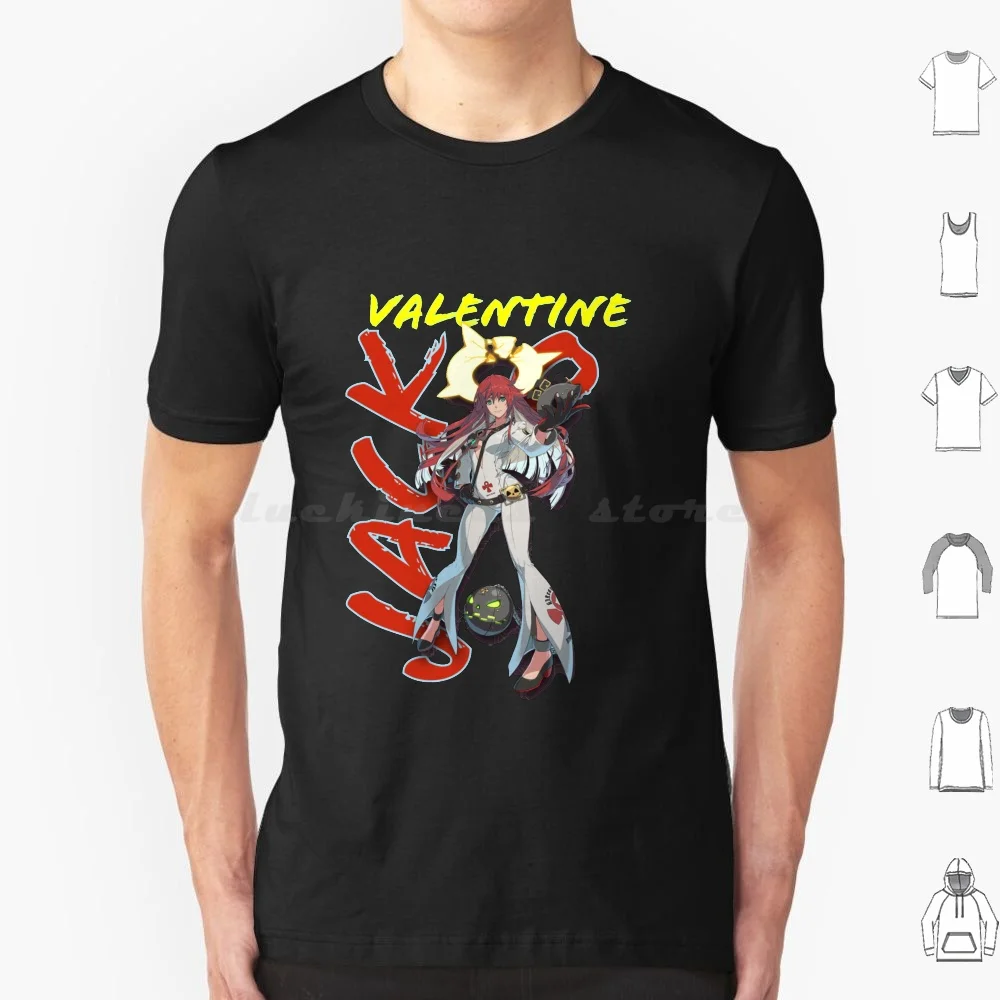 Jack O Valentine T Shirt 6Xl Cotton Cool Tee Millia Millia Rage Rage Zato One Zato 1 Baiken Elphelt Elphelt Valentine Xrd Rev2