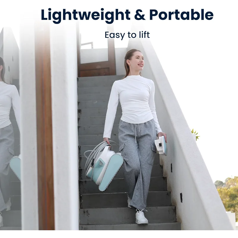 Hydro 4SE Corded Automatic Robotic Pool Vacuum Cleaner, 40FT Long Cable/4 Cleaning Modes/One-Key Touch Contral, 4.1L Large