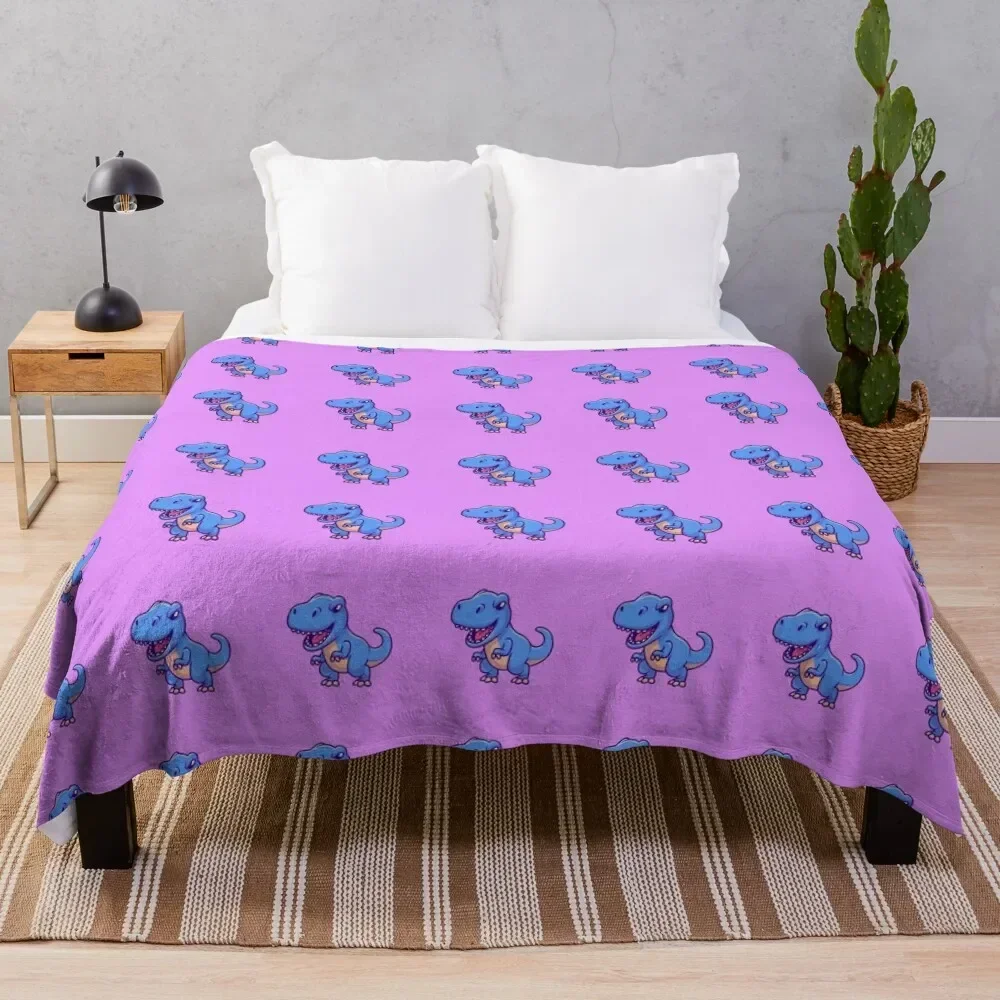 T-Rex Throw Blanket Stuffeds Beautifuls Thermals For Travel Blankets