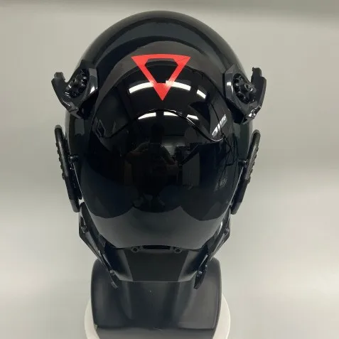 Cyber Punk Mask Halloween Party Sci-Fi Mecha Warrior Mask Cosplay Headwear Costume Carnival Performance Photography Coser Props