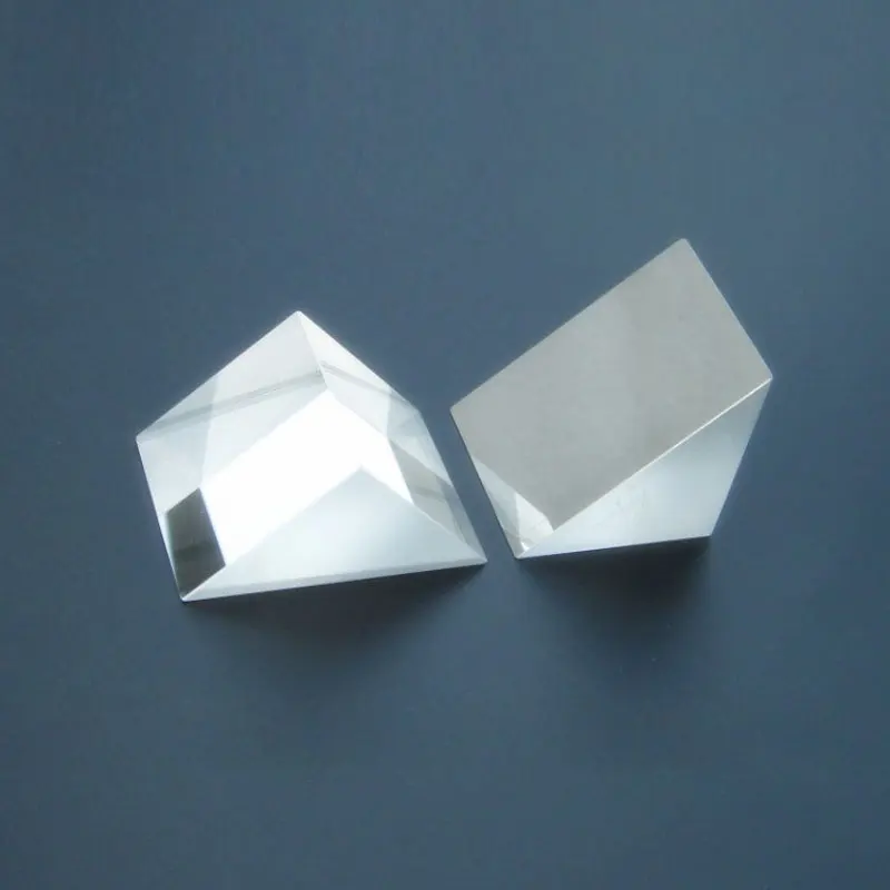Vidrio óptico K9, pendiente de ángulo recto que refleja Prisma óptico, experimento, prisma Triangular, 10x20mm/20x20mm/30x30mm, 2 uds.