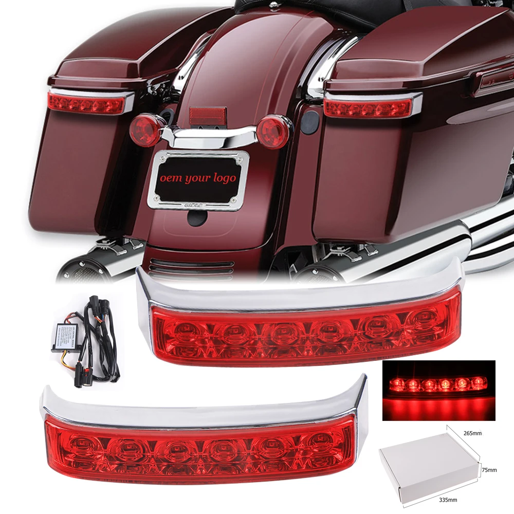 

STLF Through Led Rear Lamp 24v Car Back Smoke Taillight Tail Light Motorcycle Led Tail Light Lamps