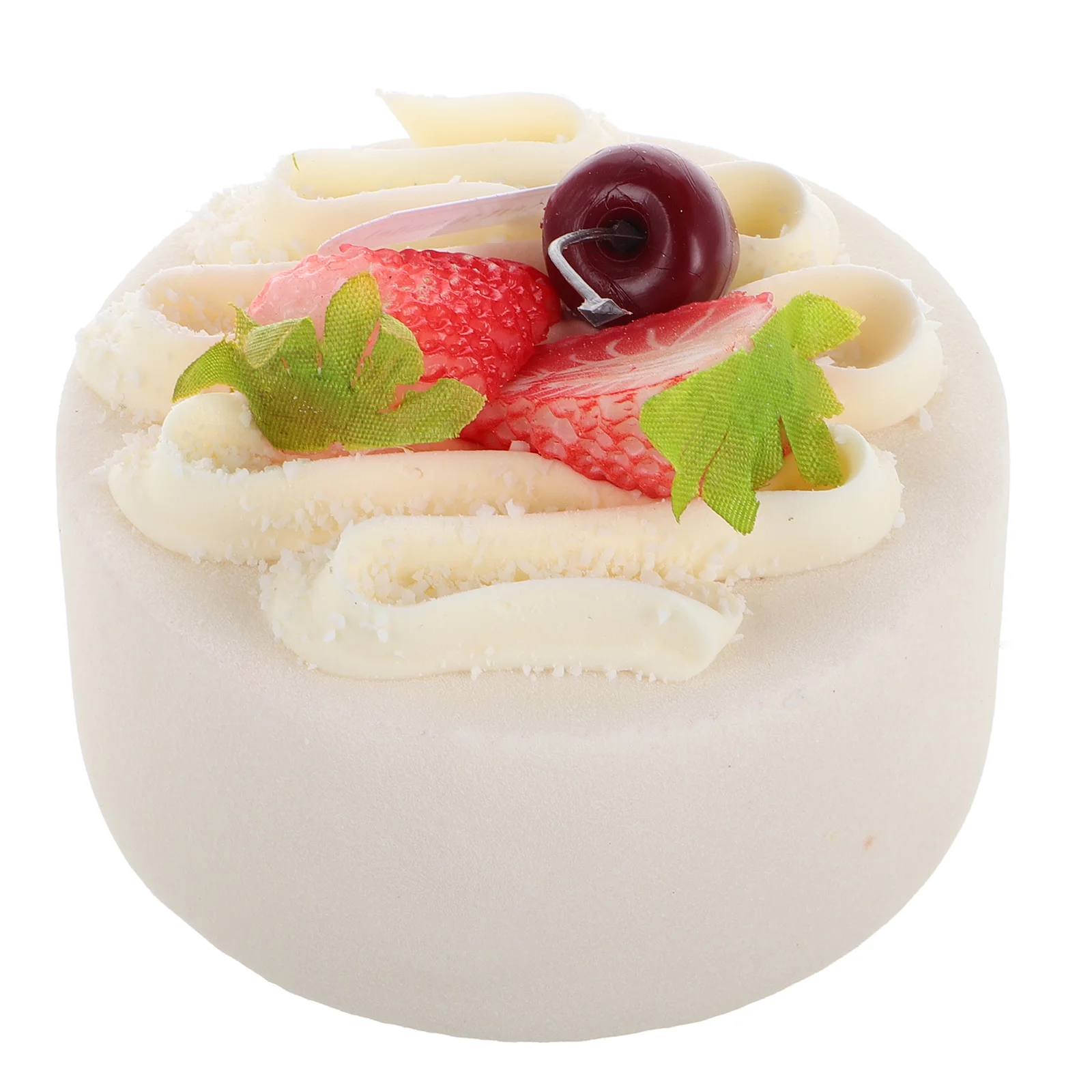 

Simulation Cake Model Artificial Pop Fake Birthday Simulated Faux Food Cakes for Display Realistic Photoshoot