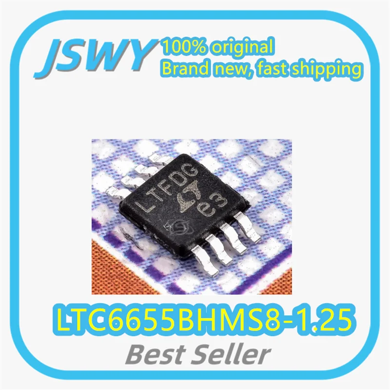 

(1/5 pieces) LTC6655BHMS8-1.25 LTC6655BHMS8 silk screen LTFDG MSOP-8 power management chip genuine