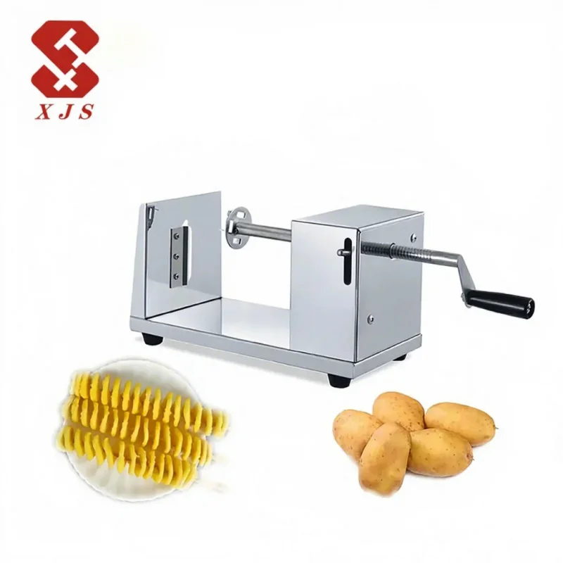 Easy-To-Operate Twisting Machine, , Tower Slicer, Potato Chip Rotary Blade