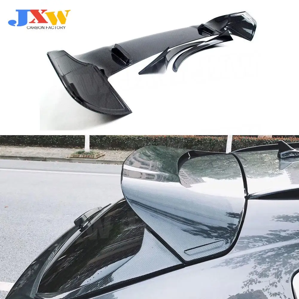 

Carbon Fiber Rear Roof Spoiler Side Knife Wings Fit For Maserati Levante 2016 - 2019 FRP Trim Aprons Winglet Car Styling