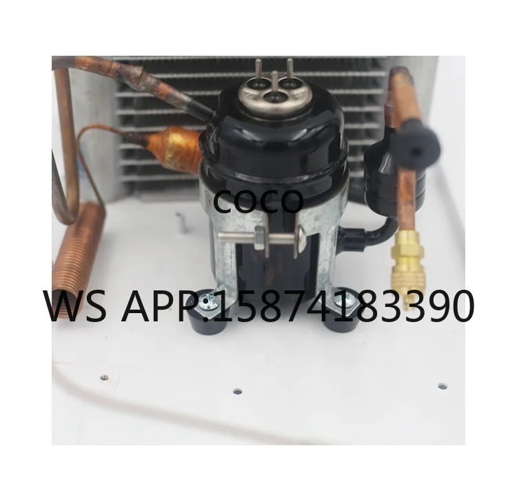 Mini DC 12V 24V Refrigeration Condensing Unit Air Cooling Unit for Chiller Car Refrigerator Dehumidifier