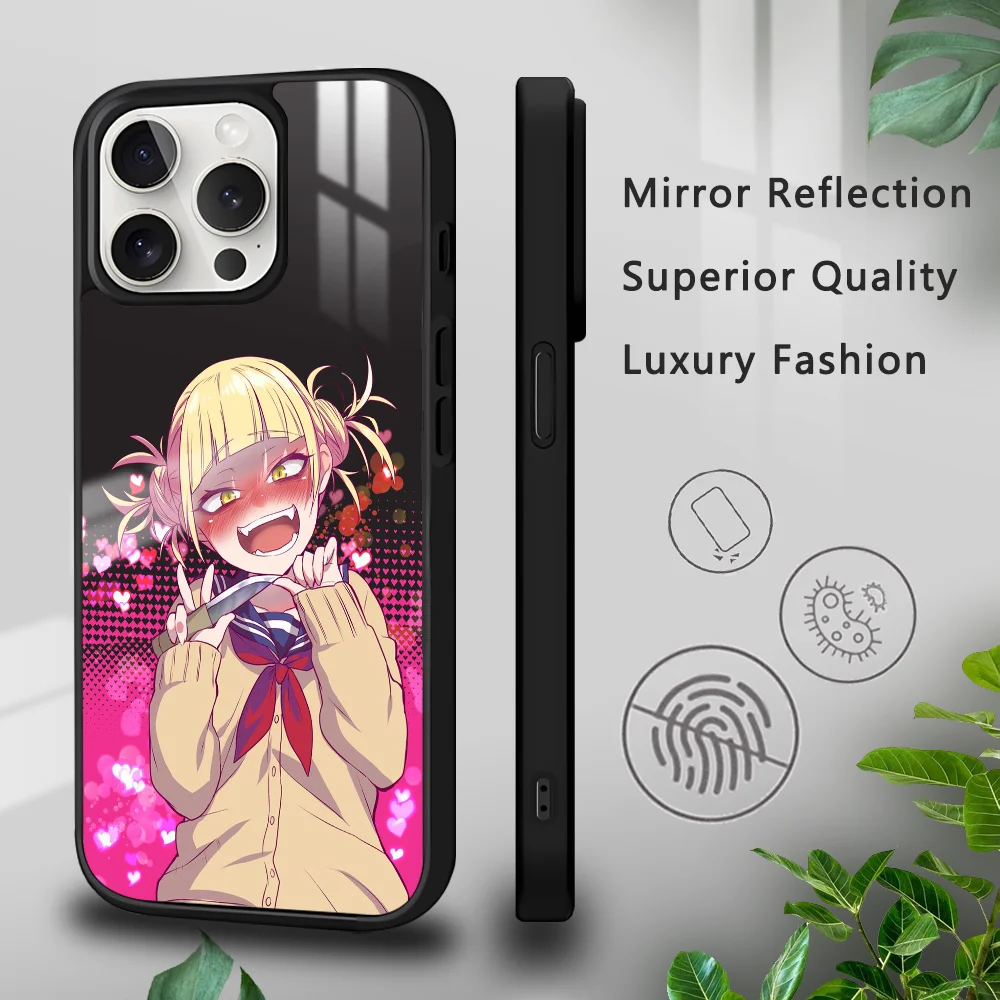 H-Himiko Toga A-Academia Hero Phone Case For IPhone 16 15 14 13 12 11 Pro Xs Max Mini Plus Celulares Hard Funda