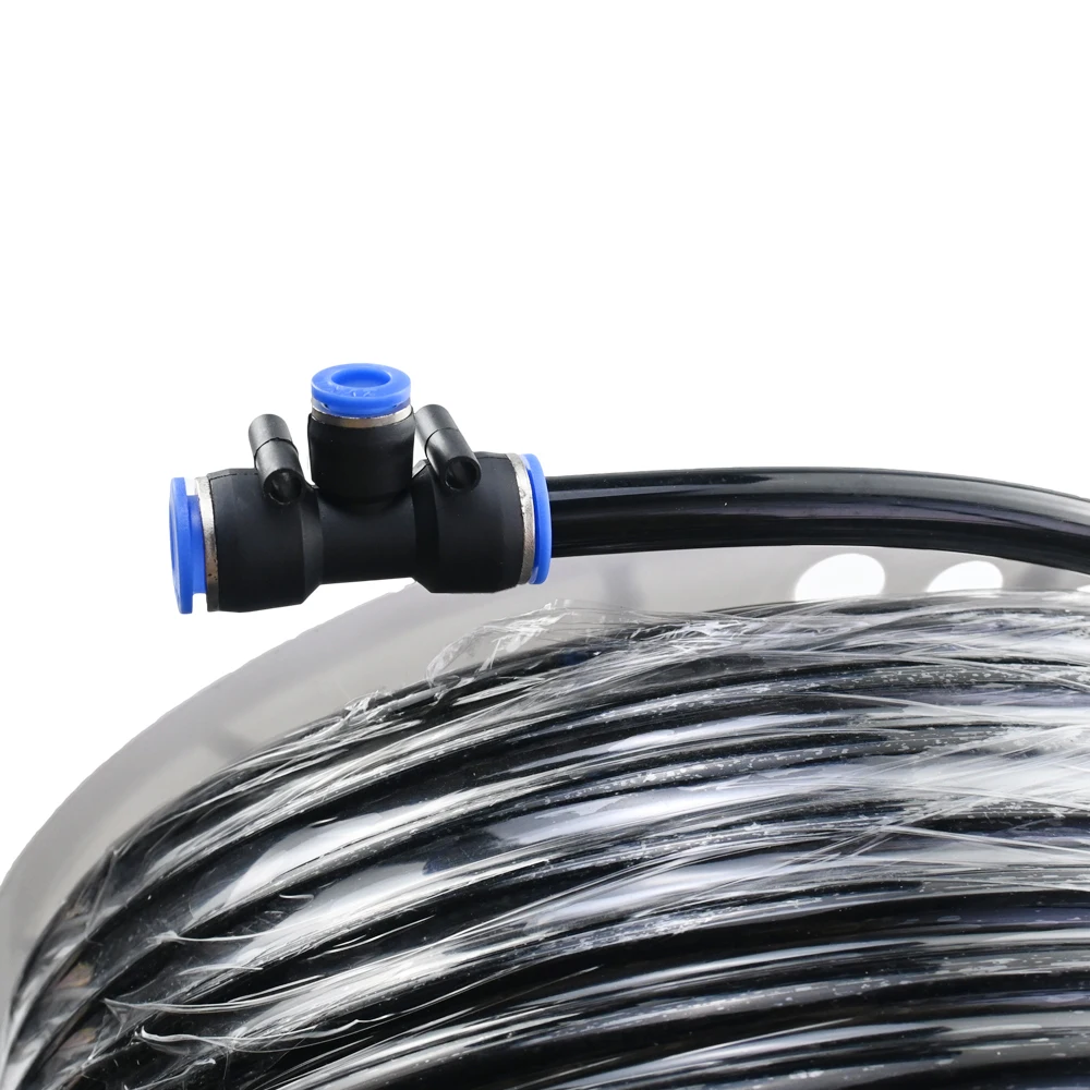 6mm 8mm 10mm 12mm Air Tubing Garden Hose Irrigation MistingTube Water Sprayer Hose Black PU Gas Compressor Pipe 10 Meters