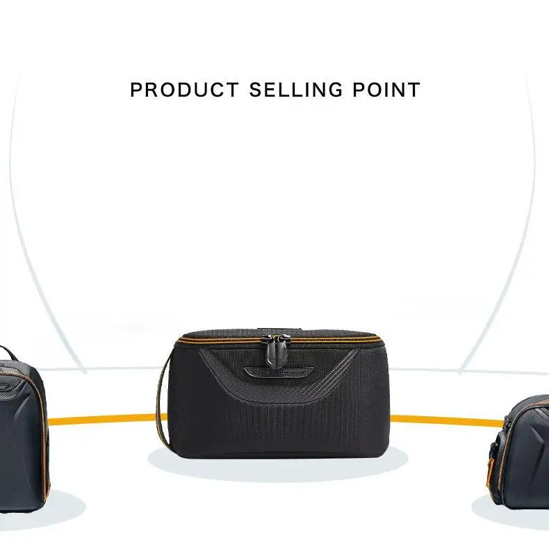 حقيبة محمولة من النايلون للرجال - حقيبة عمل محمولة للسفر والاستخدام الكاجوال، مدمجة ومتينة