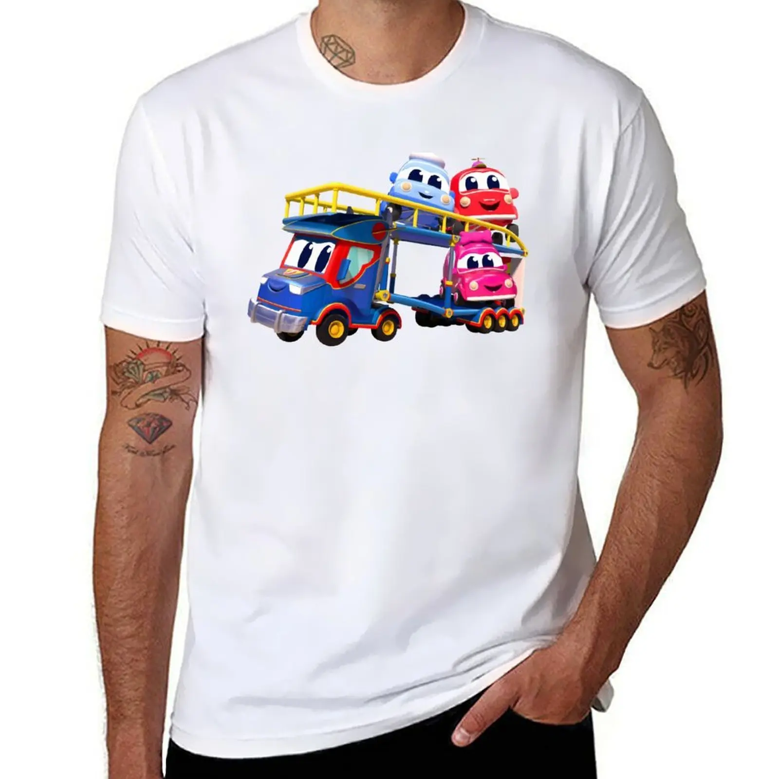 

Carl The Super Truck T-Shirt man t shirts high quality luxury brand anime t shirts for man T-Shirt