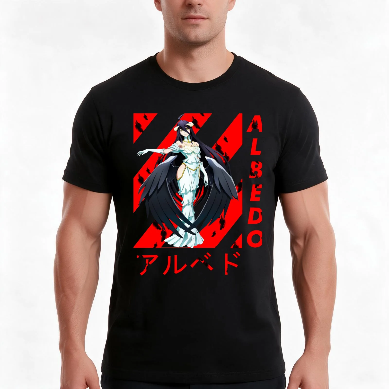Albedo, T-Shirt, Summer Casual Cotton Tee, Oversized Streetwear Tops, Vintage Graphic Print, Loose Fit Short Sleeve, 100% Cotton