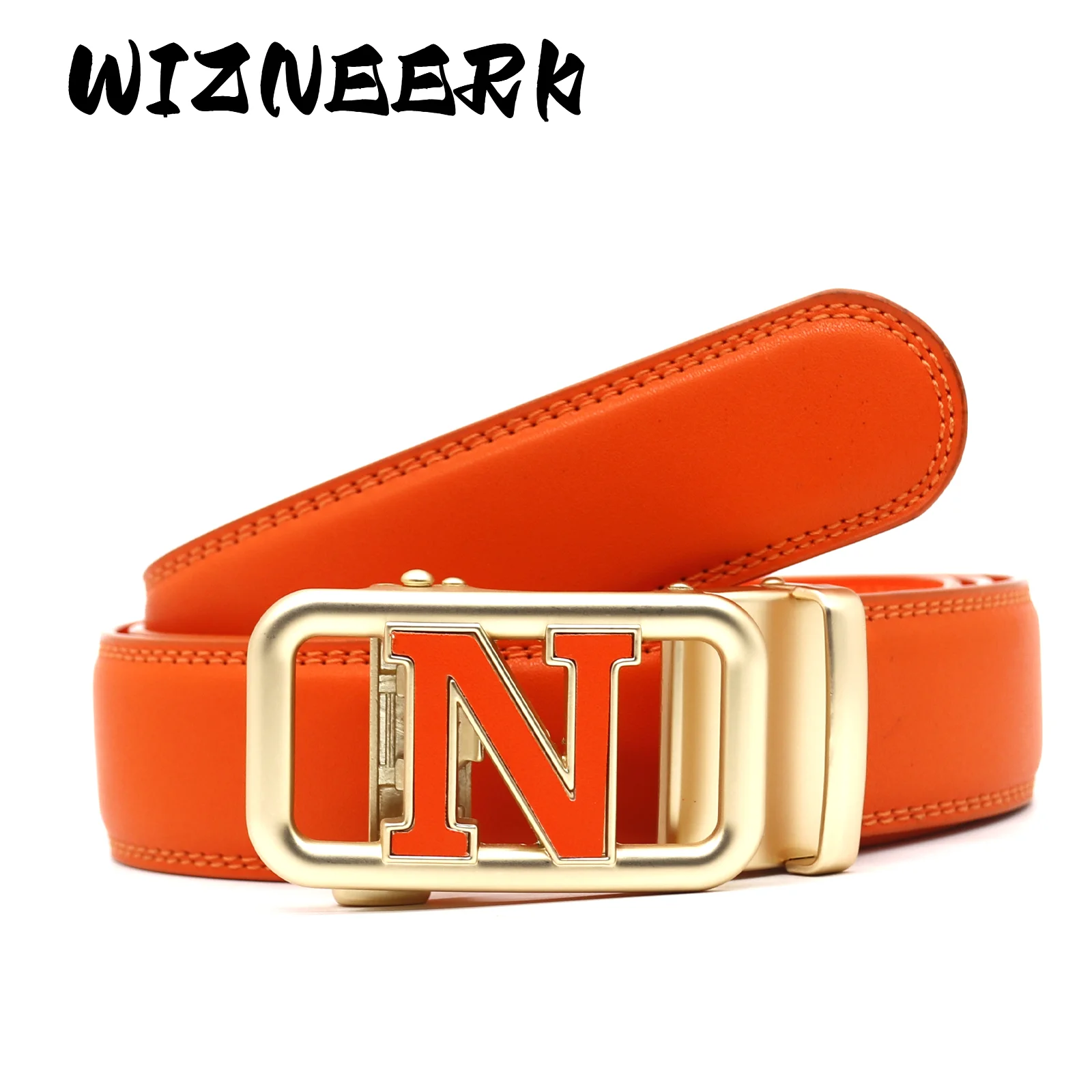 ファッショナブルなレターnバックル、自動バックルデザイン、軽量で日常の旅行やビジネス活動に最適です。