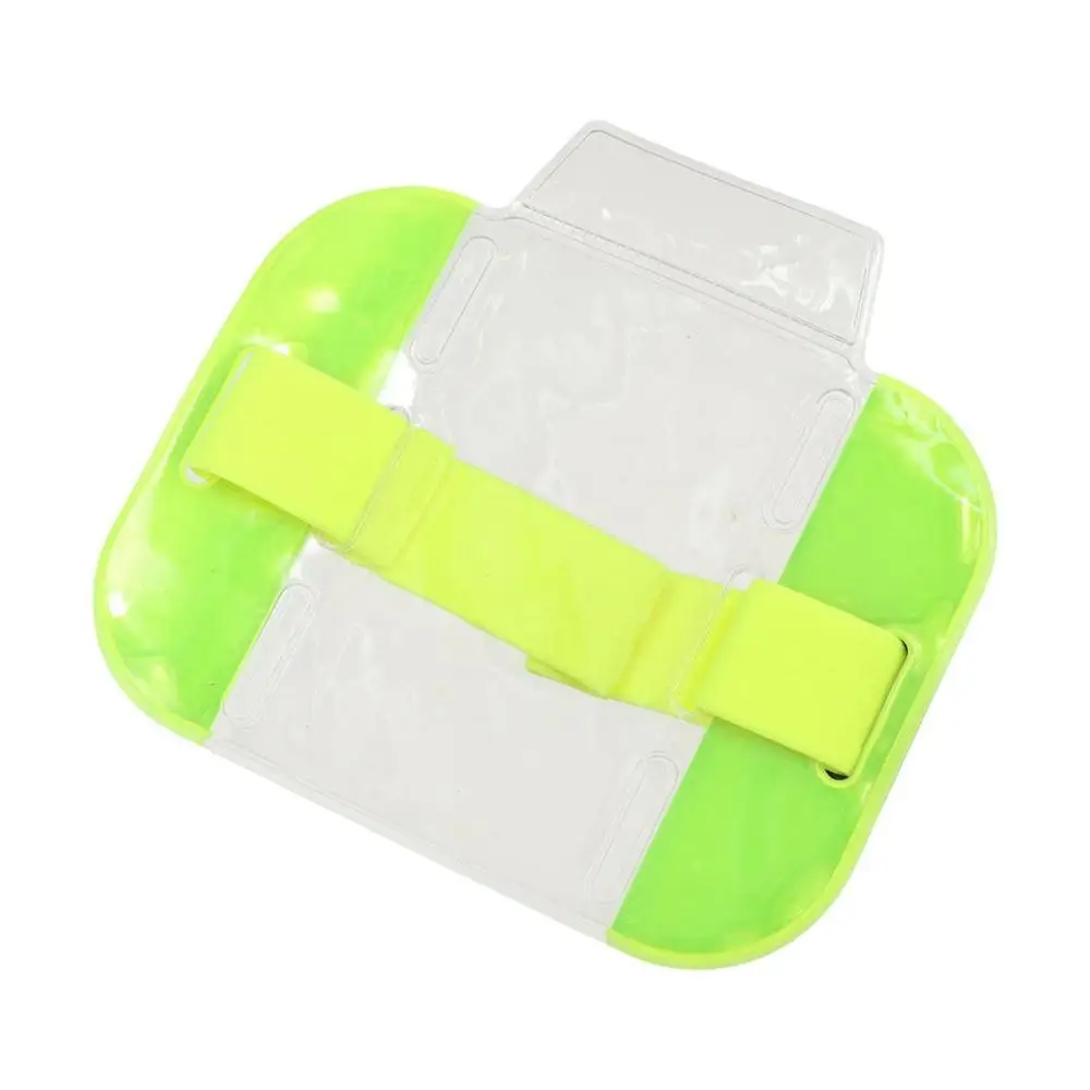 

Casual PVC Arm Elastic Band Bag Women Card Bag ID Badge Holder Transparent Elastic Arm Band Photo Armband Credit Card Case