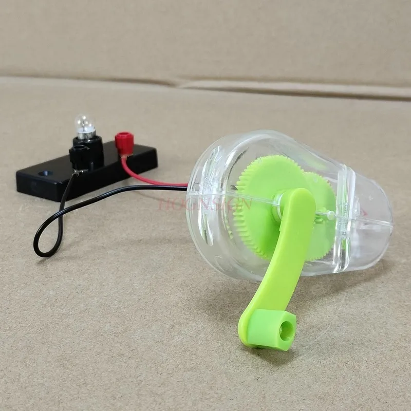 Hand Crank Generator Junior High School Physics Electricity Experiment Equipment Accessories Instrument Generator