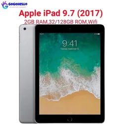 Оригинальный Apple iPad 9,7 дюйма 2017 iPad 5-го поколения Wifi 32/128 ГБ 9,7 дюйма 8827 мАч A9 Fusion IPS LCD iPad iOS 10,3 95% новый планшет