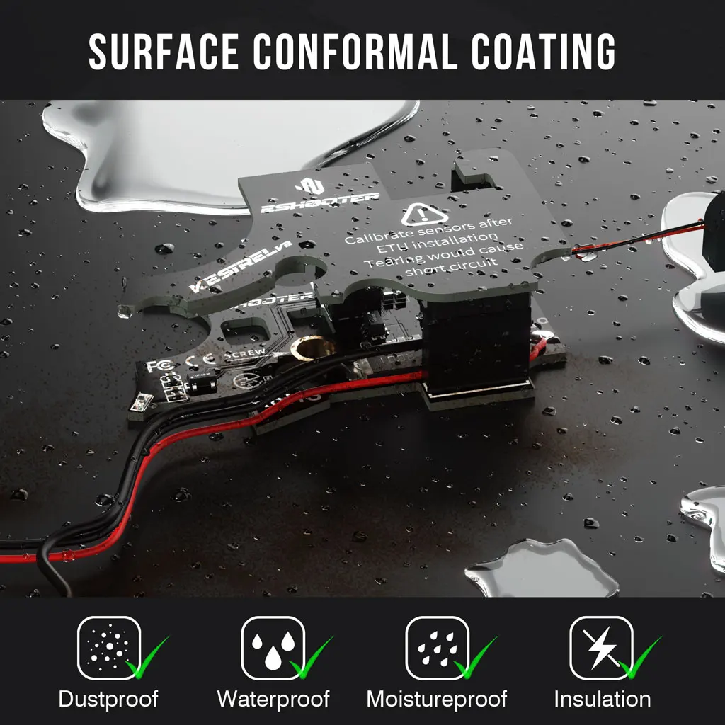 Eshooter Kestrel V2 Airsoft MOSFET ETU for V2 Gearbox