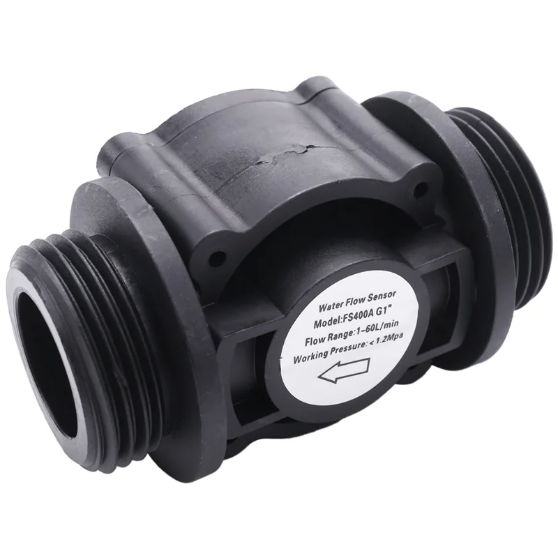 

ABMI-8PCS Water Flow Sensor Fuel Flow Meter Water Meter Sensor Flowmeter Water Sensor FS400A G1 DN25 1-60L/Min,