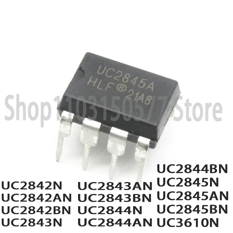 1piece UC2842N UC2842AN UC2842BN UC2843N UC2843AN UC2843BN UC2844N UC2844AN UC2844BN UC2845N UC2845AN UC2845BN UC3610N -DIP8