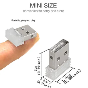 Universelle Mini-Atmosphäre Romantische LED LED LED LEG-Leuchten Plug-in 5-V Innenlampe Beleuchtung Umwelt Autozubehör Home Dekoration 10 Hauptverkaufslicht Rampa - №5