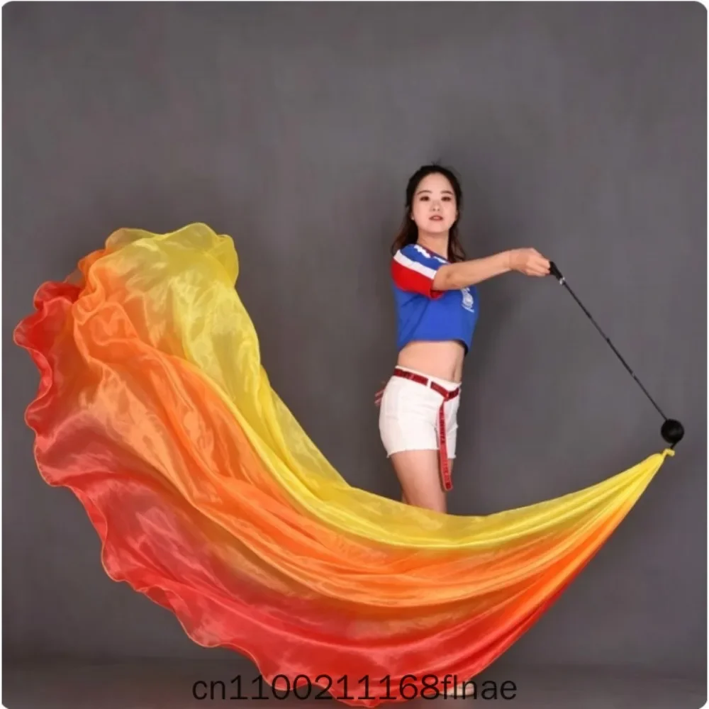 Belly Dance Throwing Ribbon Scarf Simulation Silk Streamer For Female Dancer Opening Dance Stage Performance Party Show Decorati