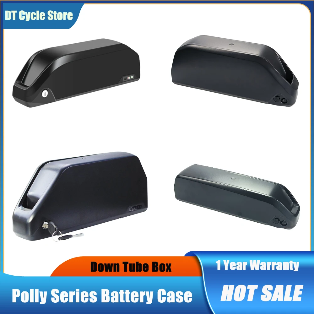 18650 21700 DP-5 DP-6 DP-7 DP-9 Reention Polly Down Tube Battery Case with Cell Holder and Bottom Bracket for Emtb Fat Tire Bike