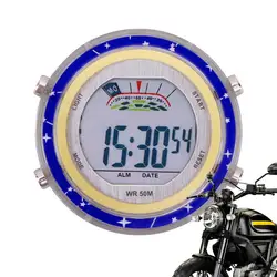 Universal Watch Clock Bicycle Motorcycle Clock Stick-On Motorbike Mount Mini Motorcycle Clocks for Vehicle Auto Vehicle Tools