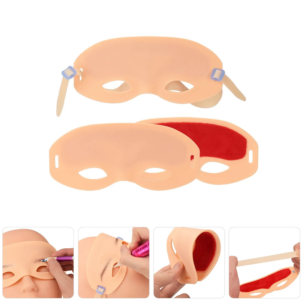 

1 Set Silicone Blank Mannequin Tattooing For Artists Salon Supplies Tattoos Fake Eyebrow Silicone Fake Tattooing