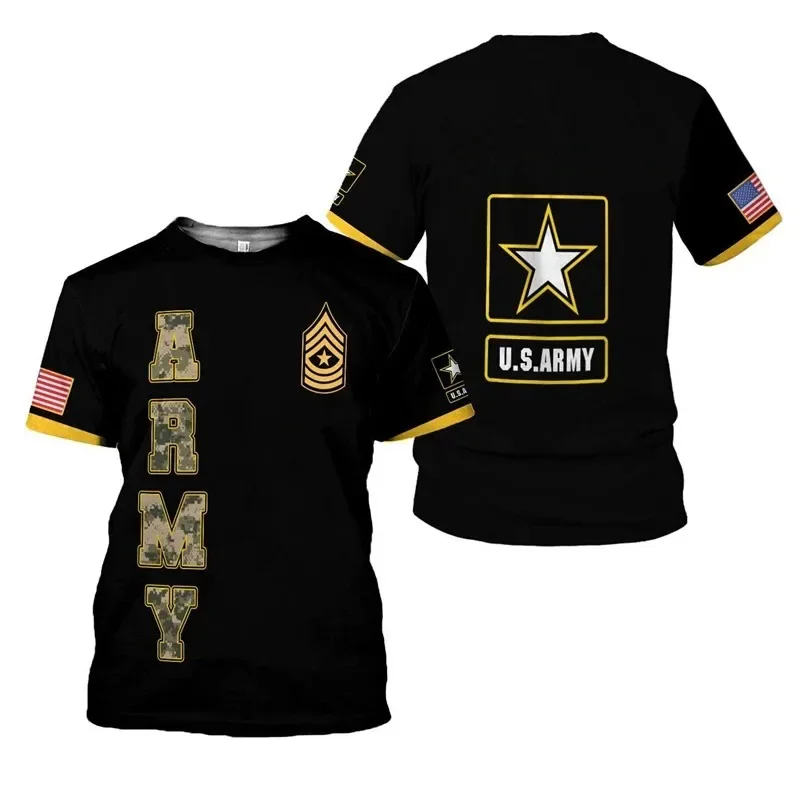 Short-sleeved T-shirts for Men and Women, Summer and the United States, CamSolomon 3D Printing