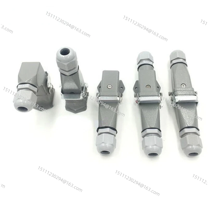 Prostokątne gniazdo wtyczka lotnicza, HDC HA 4 5 6 8 Pin wodoodporne złącze do dużego obciążenia męskie