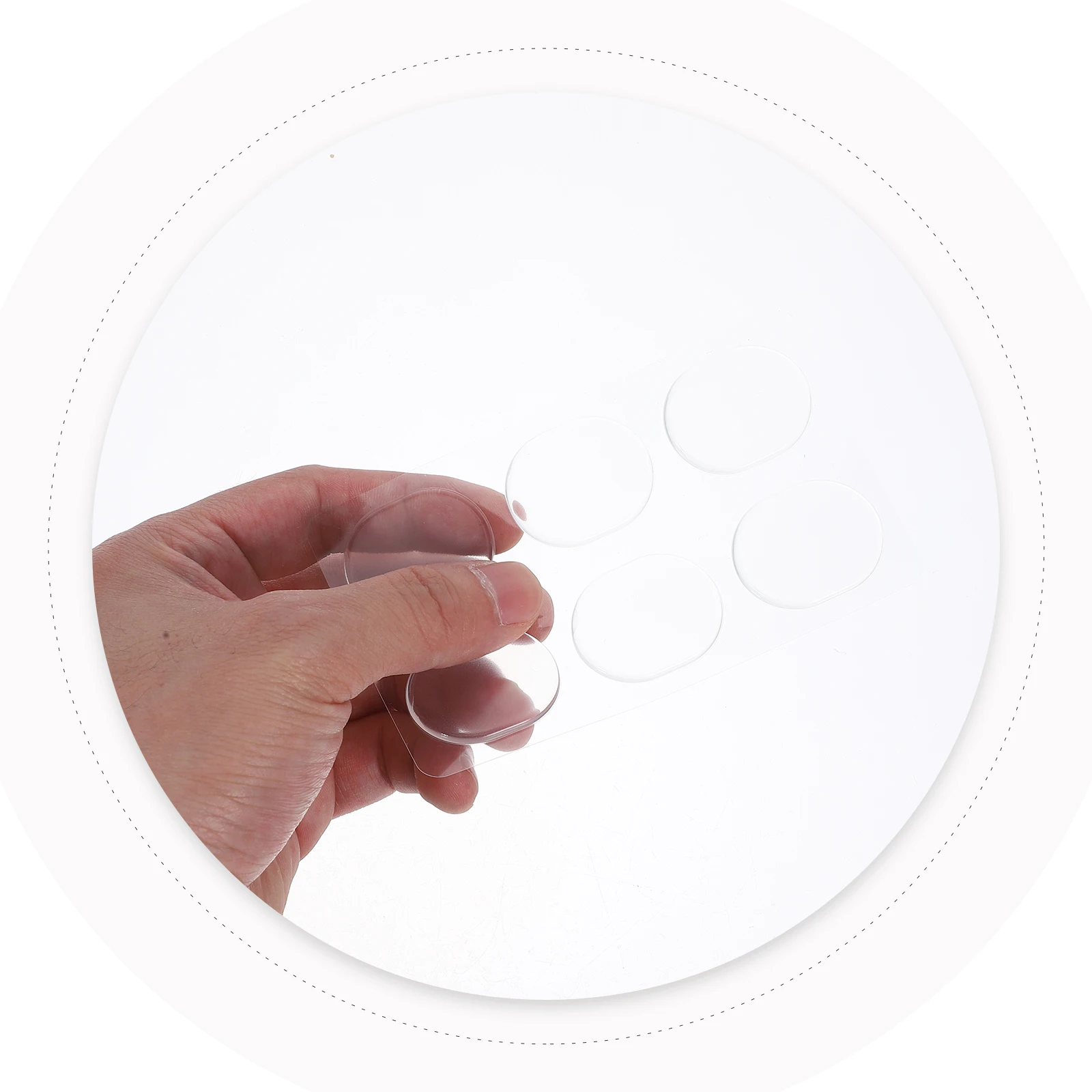 

36pcs Silicone Heel Pads Clear Heel Liner For Pain Relief High Elasticity Foot Cushions Long Hours Standing Walking Reusable