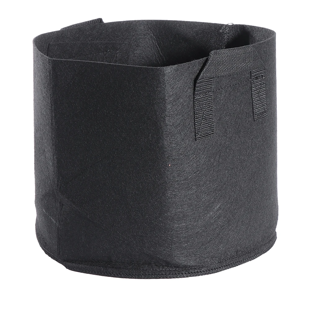 

2 PCS Aeration Fabric Pots Non woven Plant Container Nursery Grow Bag for Strong Roots Healthier Water Nutrient