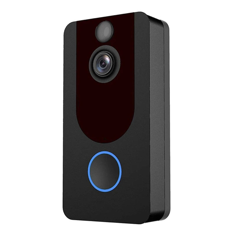 

Top Deals V7 HD 1080P Smart Wifi Video Doorbell Camera Visual Intercom Night Vision IP Door Bell Wireless Security Cameras