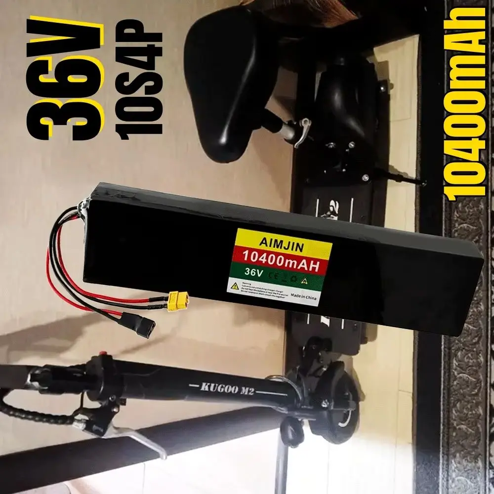 TTT~~10S4P 36V 10400mAh Electric Scooter Lithium Battery 18650 battery pack 36V for 750W-1000W Electric Scooter Battery with BMS